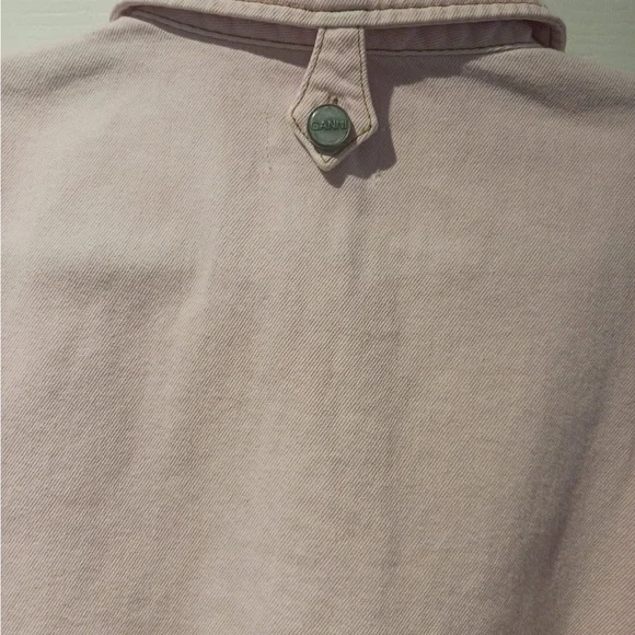 Ganni Light Pink Button-Up Dress - Picture 4 of 9